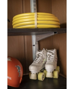 Kit scaffalatura per casette keter "shelving kit 100" in metallo 97x30 cm